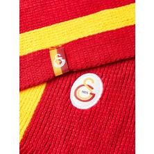 Galatasaray Lisanslı Örgü Sarı Kırmızı Atkı