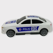 Colezium Çek Bırak Togg Polis Arabası -Beyaz Sedan