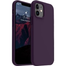 HANPORIUM Apple iPhone 11 Uyumlu Silikon Kılıf - Pastel Renk Tonu Esnek Tam Koruma Kapak - Mor