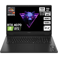 Hp Omen 17-DB0021NT R7-8845HS 48 -Gbddr5 4 Tbssd RTX4070 (8 Gb) 17.3" Fhd Freedos A44QSEAHMFY15
