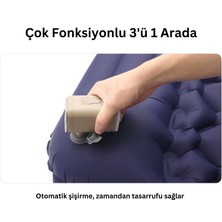 Outope Taşınabilir Kablosuz Elektrikli Hava Pompası, Type-C Şarjlı, Şişirme ve Söndürme Için 5 Başlıklı