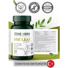 One Gold One Leaf Doğal Bir Besin Takviyeleri  Doğal Zeytin Yaprağı Ekstresi