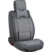 AG Store 
seat Leon Uyumlu Deri Oto Koltuk Kılıfı Ön/arka Tam Set London Seri (Füme)