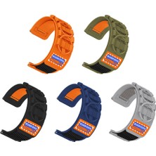 Roketcim Galaxy Watch Active 2 40MM KRD-112 20MM Orbital Örgülü Halat Tasarımlı Naylon Kumaş Hasır Kordon