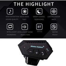 BT12 Kask Kulaklık Bluetooth Motosiklet Kulaklık Bluetooth Intercom