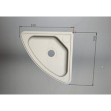 Abs Plastik Lavabo - Moto Karavan (Universal)