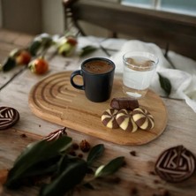 Gökkuşağı Desen Kahve Sunum Tabağı