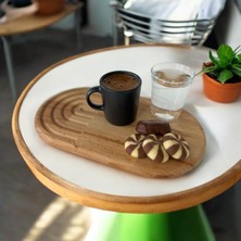Gökkuşağı Desen Kahve Sunum Tabağı