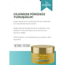 Orginx Body Scrub Selülit ve Çatlak Karşıtı Sıkılaştırıcı Arındırıcı Nemlendirici Vücut Peelingi 250 ml