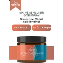 Orginx Sıkılaştırıcı Çatlak Ve Selülit Kremi, Vücut Şekillendirici Jel 250 ml