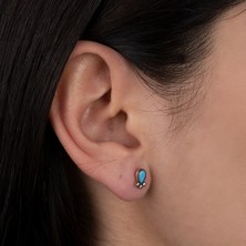 Kayra Mücevher Firuze Altın Küpe APK10