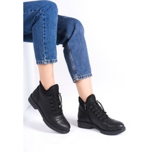 Kadın Emil Shoes Rahat ve Sıcak Tutan Kaymaz Ortopedik Taban Fermuarlı Bot