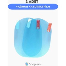 Shopimo 2 Adet Yağmur Kaydırıcı Film - Araç Yan Aynası Su Tutmaz Koruyucu