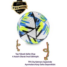 Alastor Futbol Topu Dikişli Futbol Topu Profesyonel 5numara Halı Çim Saha Futbol Topu