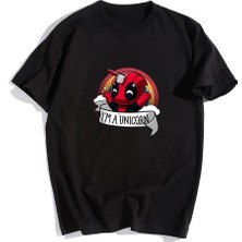 Gossip Team Unicorn Siyah Oversize T-Shirt