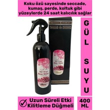 Özel Seri Kilitleme Düğmeli Uzun Süre Etkili Kabe Kokusundan Esinlenmiş Gül Suyu Oda Kokusu 400 ml