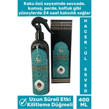 Özel Kilitleme Düğmeli Uzun Süre Etkili Kabe Kokusundan Esinlenmiş Hacer-Ül Esved Oda Kokusu 400 ml