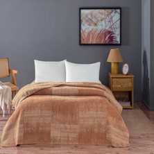 Taç Ziggy Pamuk Çift Kişilik Battaniye Taba