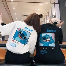 Gossip Team Stitch Baskılı Oversize T-Shirt ( Tek Gönderilir Lütfen Renk Seçin )
