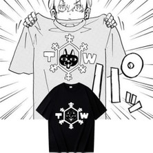 Gossip Team Tokyo Revengers Symbol Baskılı Siyah Oversize T-Shirt