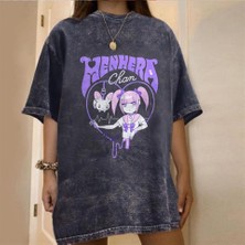 Gossip Team Yıkamalı Menhera Eskitme T-Shirt