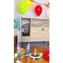 Kapalı Kedi Tuvaleti (Kedi Kumluğu Hediyeli)