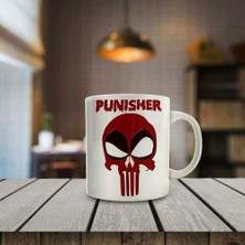 Asilmeydan Punisher Skull Baskılı Hediyelik Kupa Bardak