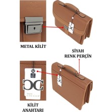Case Club 2007 Laptop Evrak Çantası 15,6 Inç Kilit Mekanizmalı Omuz Askılı