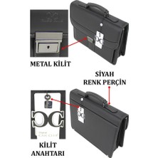 Case Club 2007 Laptop Evrak Çantası 15,6 Inç Kilit Mekanizmalı Omuz Askılı