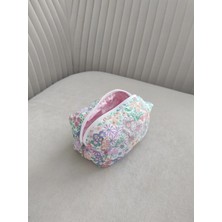 Fanem Makyaj Çantası, Seyahat Çantası, Ruj Çantası, Organizer 7x7x13  cm Küçük Boy