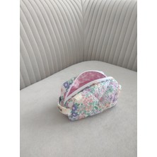 Fanem Makyaj Çantası, Seyahat Çantası, Ruj Çantası, Organizer 7x7x13  cm Küçük Boy