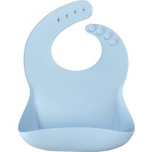 Nessiworld  Basics Silikon Mama Önlüğü Mineral Blue