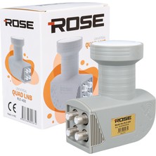 Rose Quad Dörtlü Lnb 0.1db R0-400 (4835)