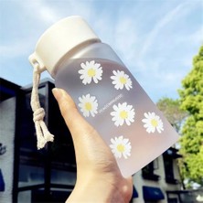 Ye Duo 500ML Plastik Transparent Water Bottle Bpa Özgürlü Dışarı Spor Kupası Mug Öğrencisi Rope ile (Yurt Dışından)