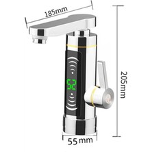 Uniicornns Sıcak Su Isıtıcı Musluk Anında Tankless 3000W Elektrikli Hızlı Isıtma Musluk Su Musluğu LED Dijital Ekranlı Abd Fişi (Yurt Dışından)