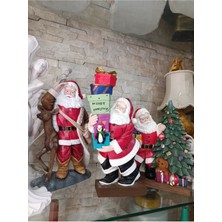 Hediye Tutan Noel Baba, Yılbaşı Noel Baba Biblo, Yılbaşı Hediyesi