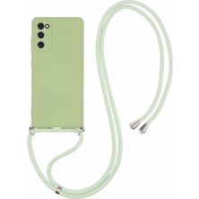 Cool-M Samsung Galaxy S20 Crossbody Kılıf Esnek Tpu Fiber Astar Anti-Şok Telefon Kapağı (Yurt Dışından)