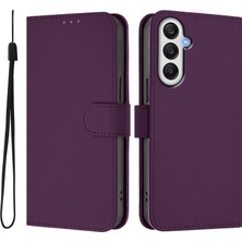Cool-M Samsung Galaxy A55 5g Cüzdanlı Deri Telefon Kılıfı Askılı (Yurt Dışından)