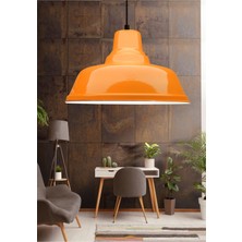 Woodhub Robi Metal Retro Turuncu Sarkıt Ev Restoran Cafe 241421