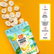 Pol's Freeze Fresh Tropikal Seri Ananas 20 G, Mango 20 G, Muz 20 G Freeze Dry Dondurularak Kurutulmuş Meyve