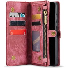 YH Market Samsung Galaxy S21 Artı Cüzdan Kapak Güçlü Manyetik ile Üç Katlı (Yurt Dışından)