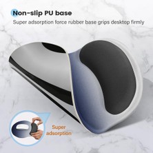 Enclaveinds Kolay Yazma Ağrısını Gidermek Için Tabansız Bilek Desteği Destekli Ergonomik Mousepad, Daktilo Ofisi Için Mouse Pad (Yurt Dışından)