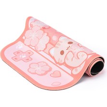 Enclaveinds Ekstra Kawaii Oyun Mouse Pad Sevimli Pembe Sakura Kediler Sümen Su Geçirmez Kaymaz Dizüstü Bilgisayar Masası Aksesuarları (Yurt Dışından)