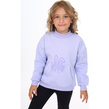 Toontoy Kız Çocuk Baskılı Sweatshirt