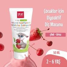 ​Splat Kids Natural Toothpaste Çilek-Kiraz 2-6 Yaş Diş Macunu 50ml