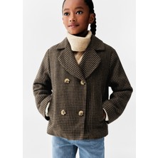 Mango Kids Houndstooth Ceket