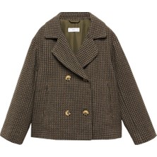 Mango Kids Houndstooth Ceket