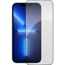 Mopal iPhone  13 Pro Max Uyumlu 6d Anti Statik Tam Kaplayan Dayanıklı Temperli Cam Ekran Koruyucu