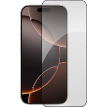 Mopal iPhone  16 Pro Uyumlu 6d Anti Statik Tam Kaplayan Darbe Dayanıklı Temperli Cam Ekran Koruyucu