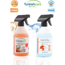 Turkishcare Ayakkabı ve Kumaş Temizleme + Banyo Temizlik Spreyi ve Çok Amaçlı Sünger